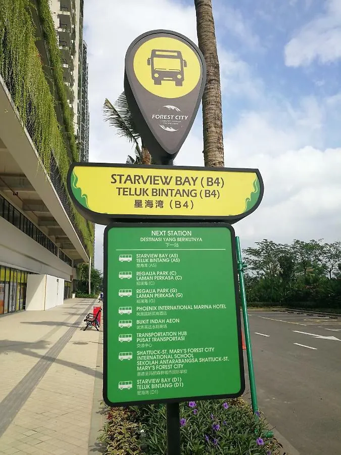 Forest City Dutyfree Starview Bay Lägenhet Johor Bahru 0*,  Malaysia